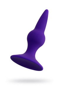 Анальная втулка "TOYFA KLAPSY", силикон, фиолетовая, 357032
