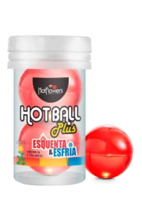 Лубрикант "HOT BALL"на масляной основе в виде двух шариков с охлаждающе-разогревающим эффектом, 6 г.