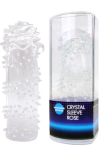 Насадка закрытая "CRYSTAL SLEEVE ROSE" в форме розы, 10105 