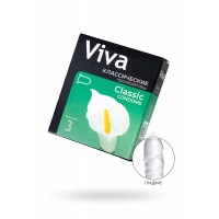  Презервативы "Viva Classic", классические, 3 шт.