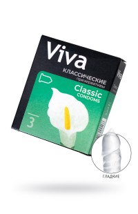  Презервативы "VIVA" (3 шт) классические