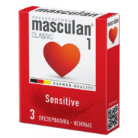 Презервативы "Masculan Senitive", нежные, 3 шт. 